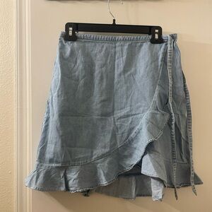 J Crew Medium Denim Mini Skirt